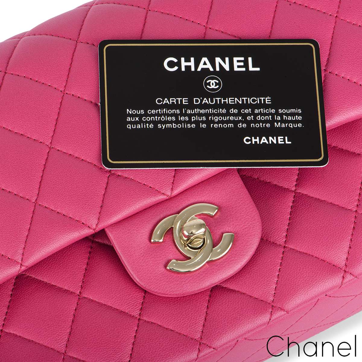 Chanel Timeless Classic Flap Pink Lambskin GHW